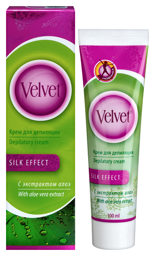 Velvet крем для депиляции с экстрактом алоэ 100 мл