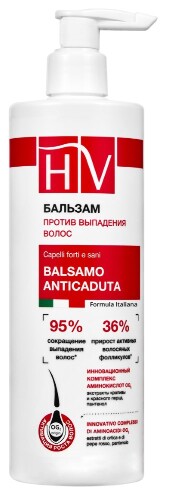 Hv бальзам против выпадения волос 400 мл