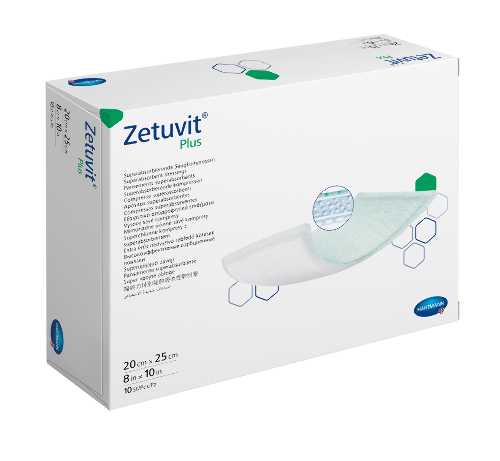 ПОВЯЗКА СУПЕРАБСОРБИРУЮЩАЯ СТЕРИЛЬНАЯ ZETUVIT PLUS