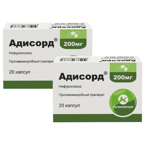 Набор 1 + 1 АДИСОРД 0,2 N20 КАПС 2 упаковки по цене 1