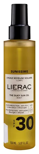Lierac sunissime масло для тела шелковистое солнцезащитное spf30 150 мл