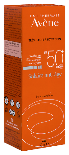 Avene солнцезащитный анти-возрастной крем spf50+ 50 мл