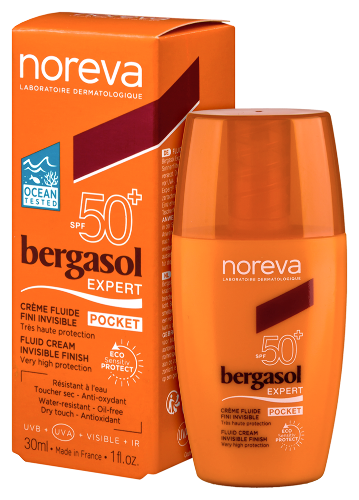 Noreva бергасол эксперт крем легкий солнцезащитный spf50+ 30 мл
