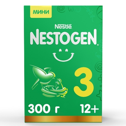 Nestogen 3 сухой напиток молочный детское молочко с пребиотиками и лактобактериями l reuteri 300 гр