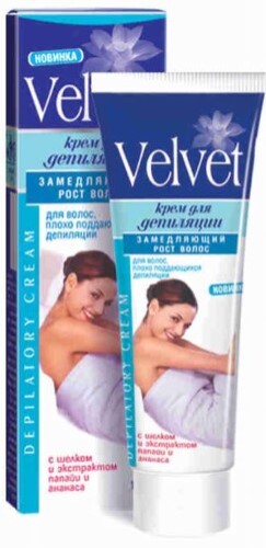 Velvet крем для депиляции замедляющий рост волос 100 мл
