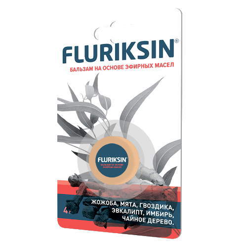 Купить Fluriksin бальзам на основе эфирных масел 4 гр цена