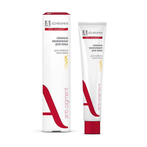 Купить ACHROMIN ANTI-PIGMENT ГОММАЖ ЭКСФОЛИАНТ ДЛЯ ЛИЦА 75МЛ цена