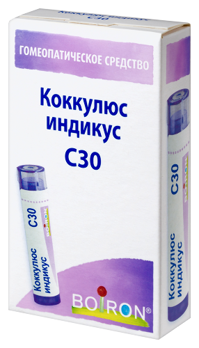 КОККУЛЮС ИНДИКУС С30 ГОМЕОПАТ МОНОКОМП ПРЕПАРАТ РАСТИТ ПРОИСХОЖД