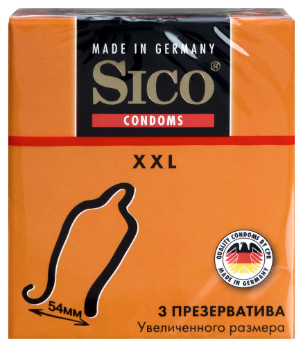 Sico презерватив xxl увеличенного размера 3 шт.