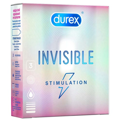 Купить Презервативы durex invisible stimulation 3 шт. цена