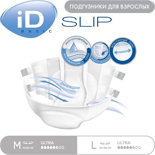 SLIP ULTRA ПОДГУЗНИКИ ДЛЯ ВЗРОСЛЫХ