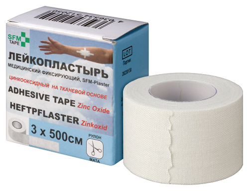 ЛЕЙКОПЛАСТЫРЬ SFM-PLASTER МЕДИЦИНСКИЙ ФИКСИРУЮЩИЙ