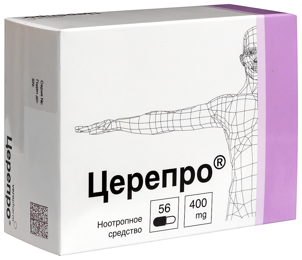 ЦЕРЕПРО 0,4 N56 КАПС - цена 0 руб., купить в интернет аптеке в Алексине  ЦЕРЕПРО 0,4 N56 КАПС, инструкция по применению