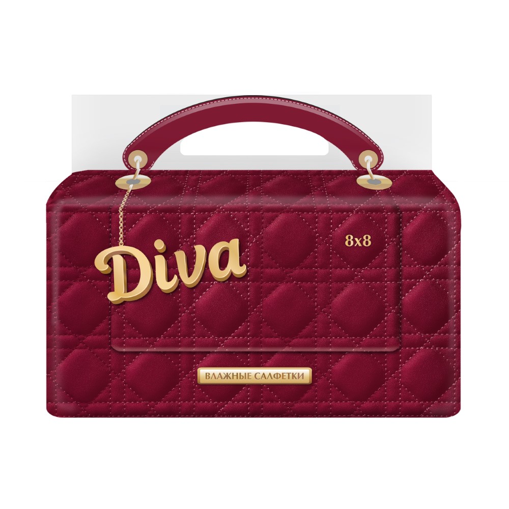 Изображение товара Diva влажные салфетки универсальные 8 шт. х 8 шт. - гигиена и чистота в любой ситуации