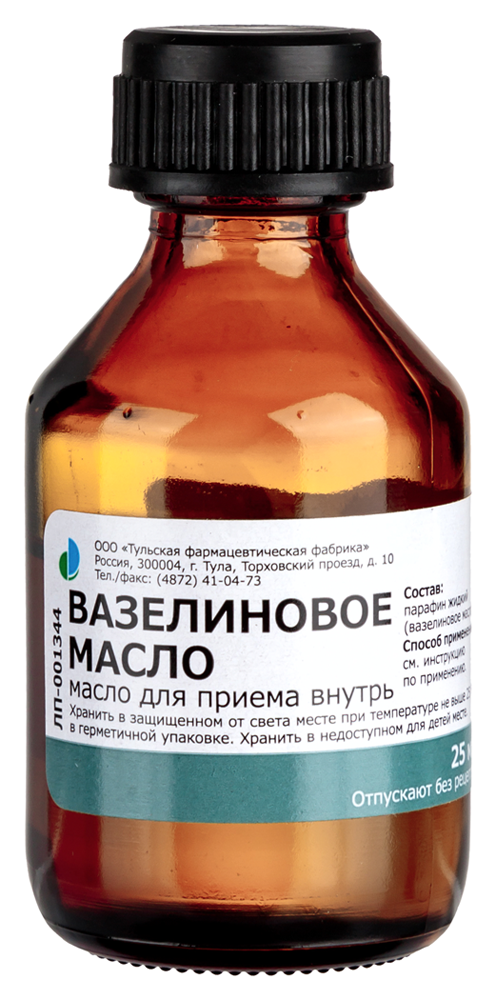 Изображение товара Вазелиновое масло флакон масло для приема внутрь 25 мл