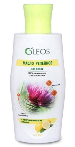 Изображение товара Oleos масло репейное с эфирным маслом лимона 125 мл