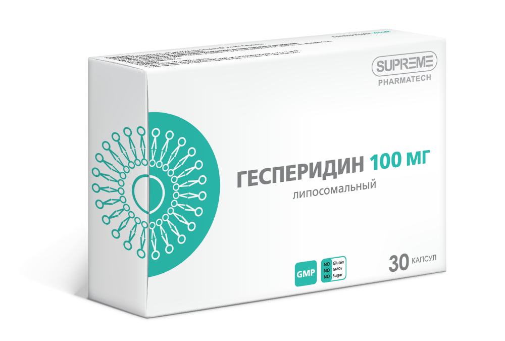 Изображение товара Липосомальный гесперидин 30 капсул по 548 мг для поддержки сосудов