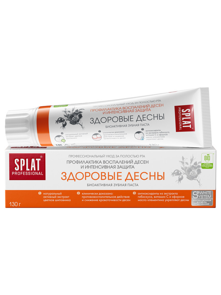 Splat professional зубная паста здоровые десны 130 гр инструкция по применению