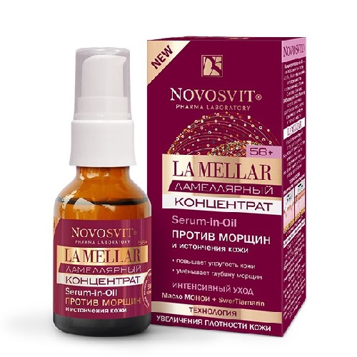 Изображение товара Novosvit концентрат serum-in-oil против морщин и истончения кожи 25 мл