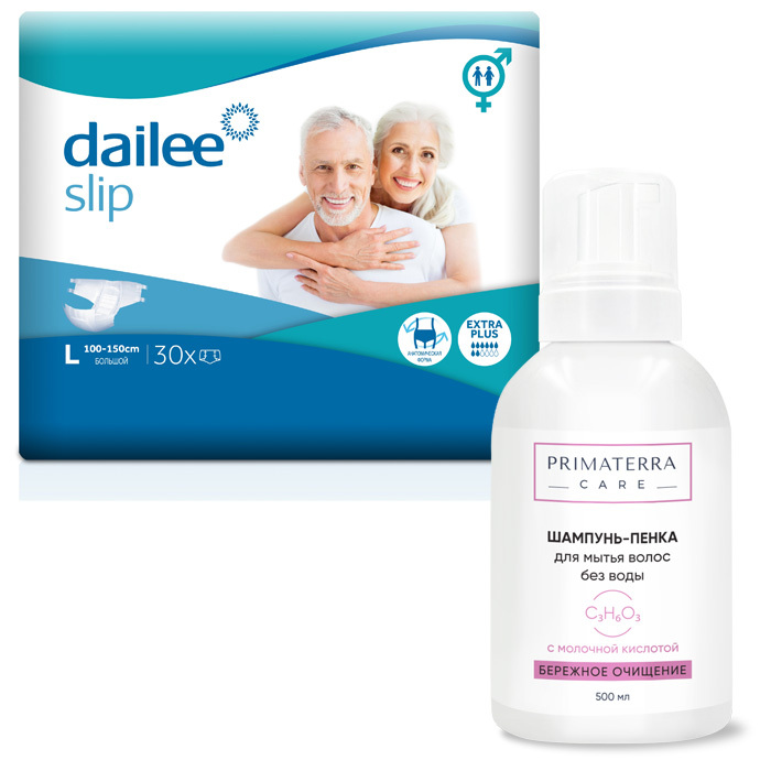Изображение товара Набор Dailee Extra Plus L30 + Шампунь Primaterra Care 500 мл
