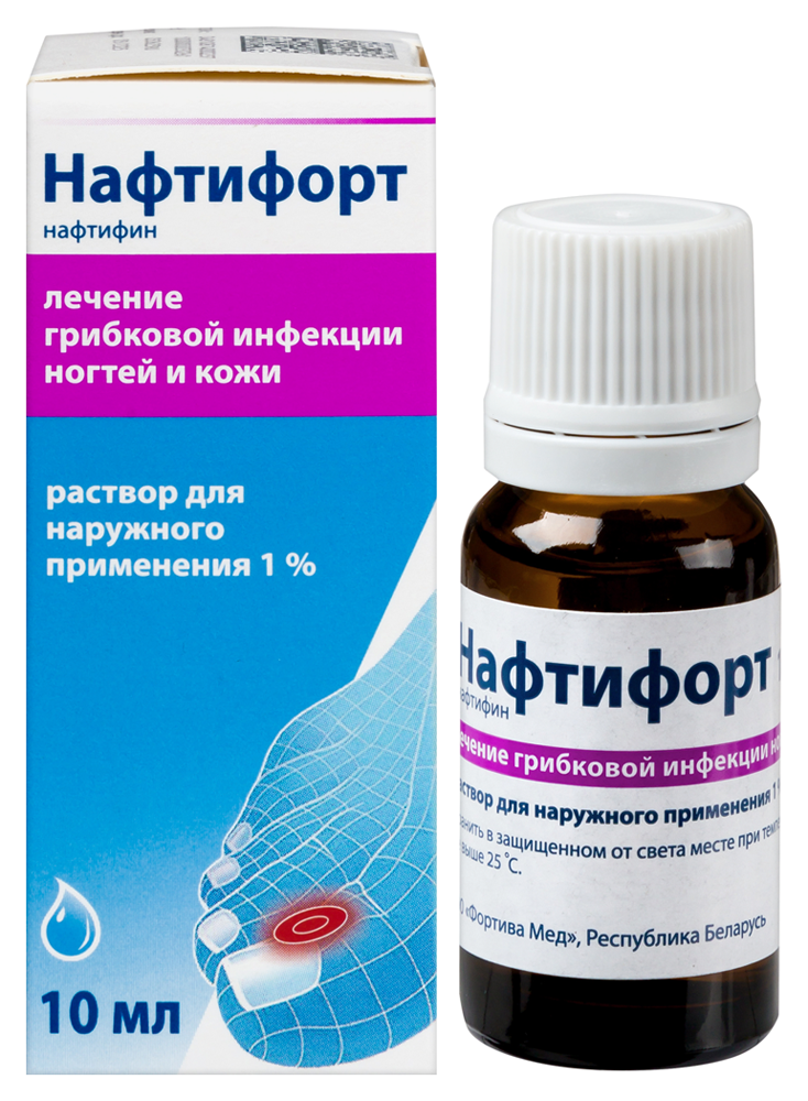 НАФТИФОРТ 1% 10МЛ ФЛАК/КАП Р-Р Д/НАРУЖ ПРИМ инструкция по применению
