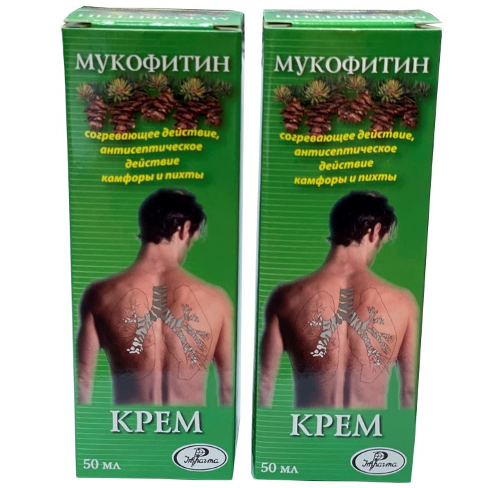 Изображение товара Набор Мукофитин крем 50мл - 2 уп. со скидкой 10%