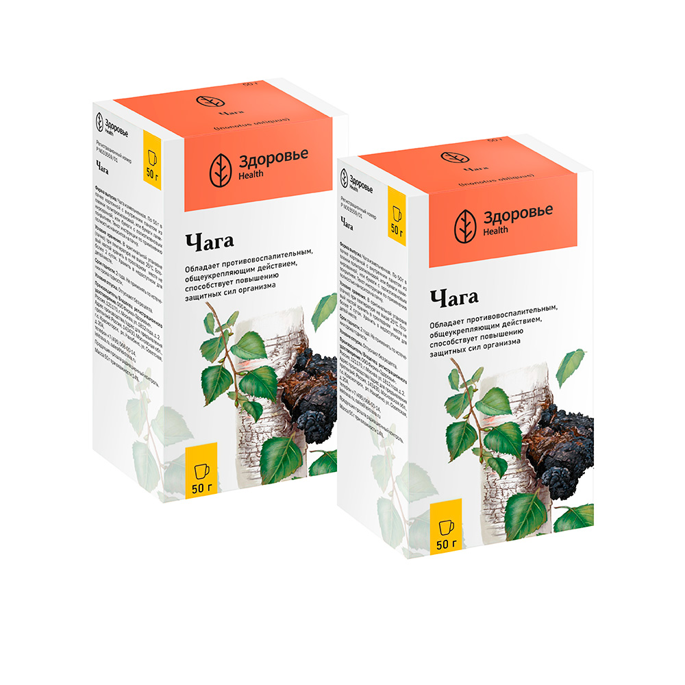 Изображение товара Набор из 2-х упаковок Чага 50 гр пачка