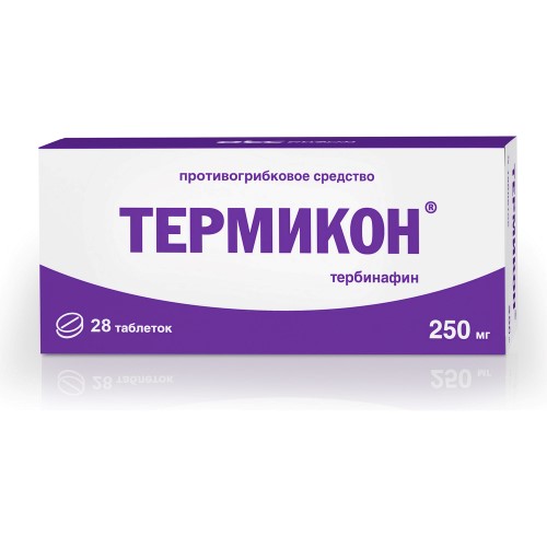 Купить Термикон 250 мг 28 шт. таблетки цена