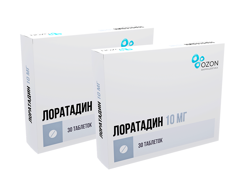 Изображение товара Набор из 2-х упаковок Лоратадин таб. 10мг №30 со скидкой!