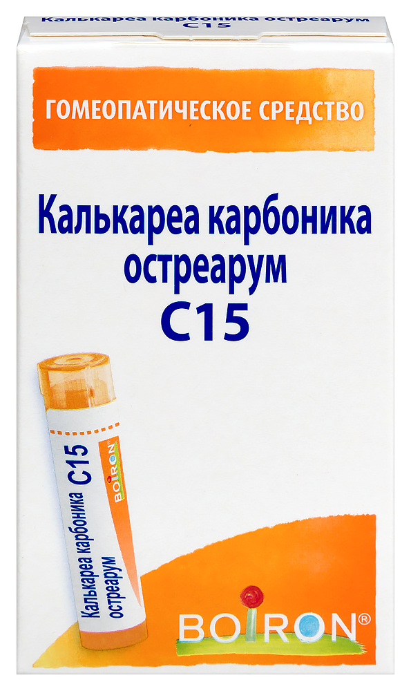 Изображение товара Калькареа карбоника остреарум 15 г гомеопатические гранулы для лечения костных и аллергических забо