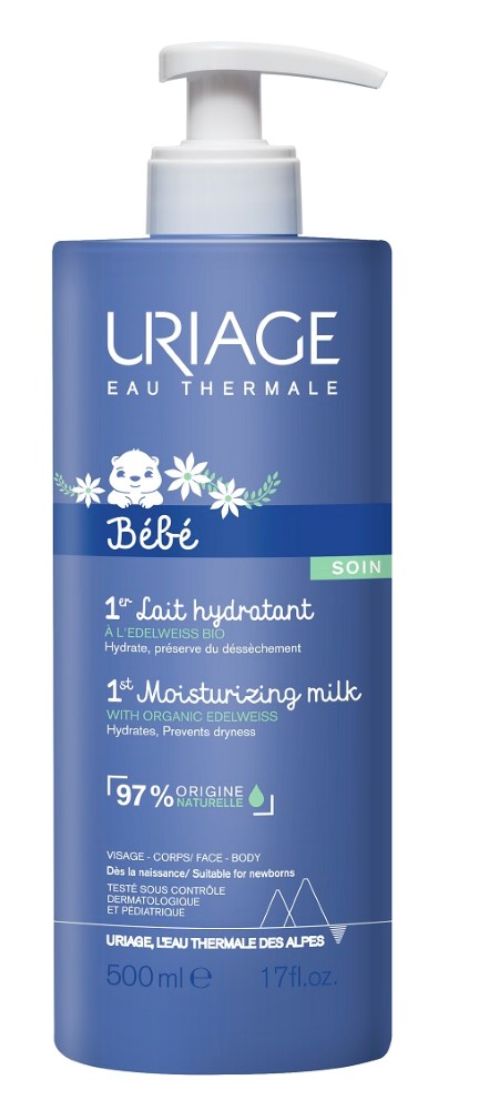 Изображение товара Uriage bebe молочко увлажняющее первое 500 мл для нежной кожи новорожденных