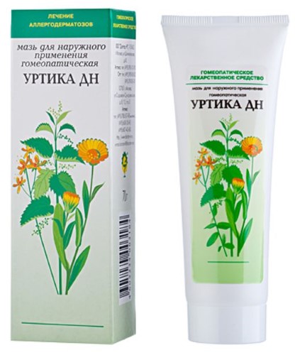 Изображение товара Мазь Уртика дн 70 гр гомеопатическая для наружного использования при аллергии