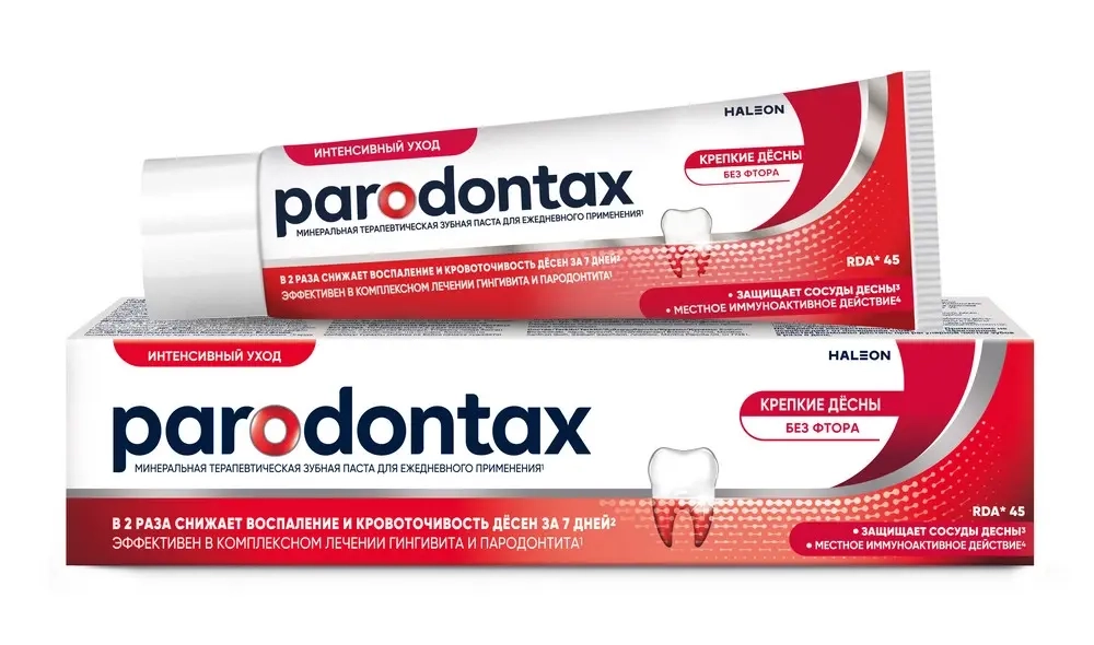 Parodontax зубная паста без фтора 50 мл инструкция по применению