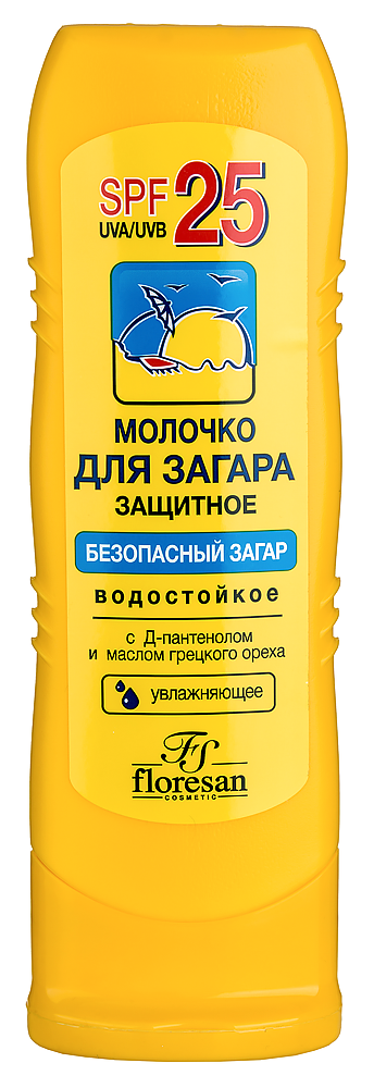 Изображение товара Floresan молочко солнцезащитное spf25 125 мл