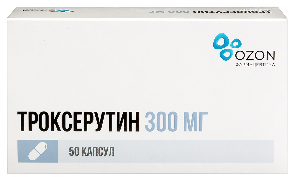 Изображение товара Троксерутин 300 мг 50 шт. капсулы
