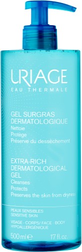 Изображение товара Uriage Гель для лица и тела обогащенный 500 мл для нежной кожи всей семьи
