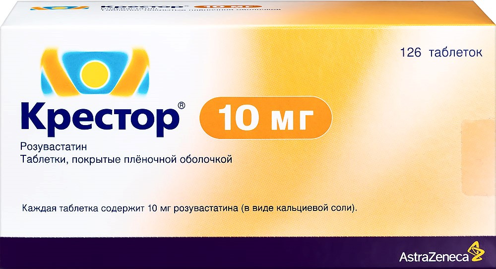 Крестор 10 мг 126 шт. таблетки, покрытые пленочной оболочкой инструкция по применению