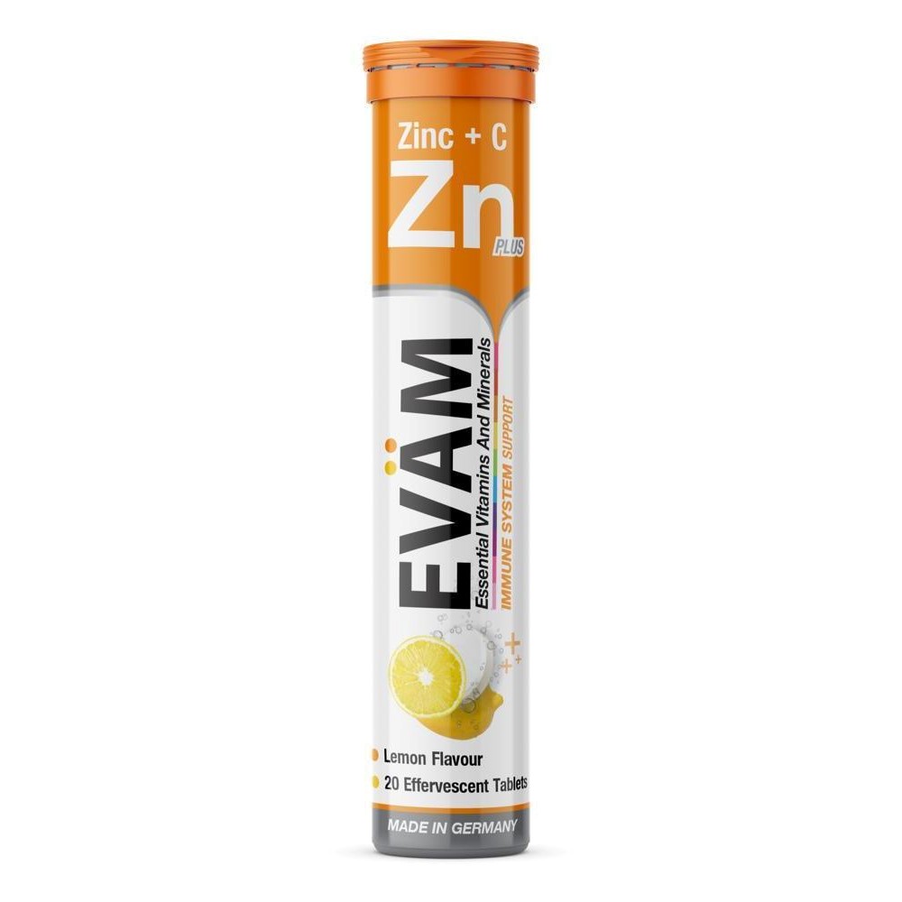 Изображение товара Evam цинк+витамин С шипучие таблетки 20 шт