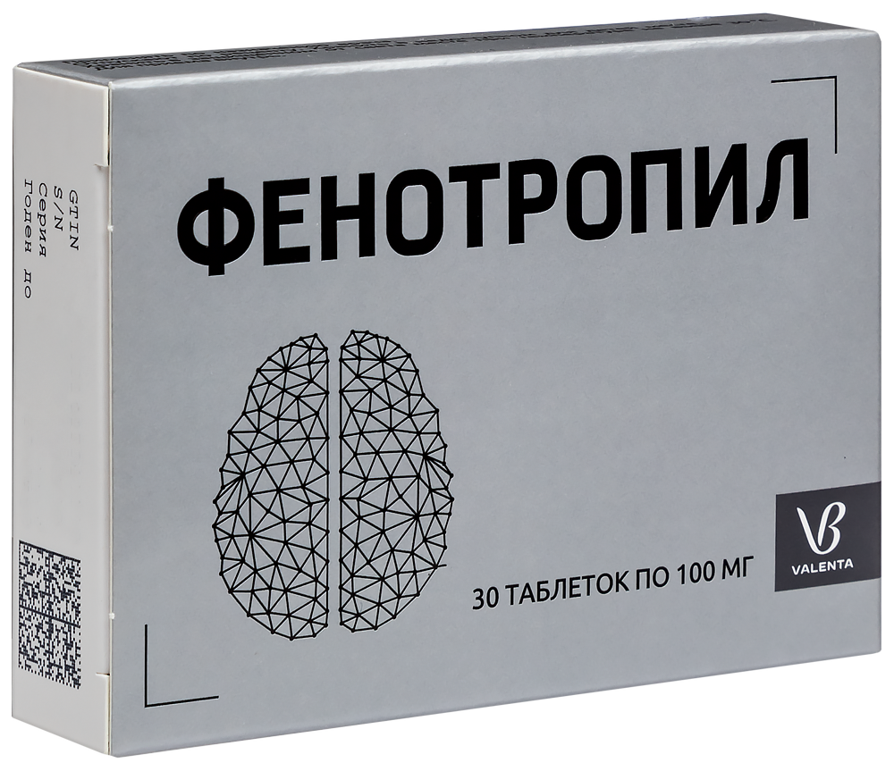 Фенотропил 100 мг 30 шт. таблетки - цена 1121 руб., купить в интернет  аптеке в Озерске Фенотропил 100 мг 30 шт. таблетки, инструкция по применению