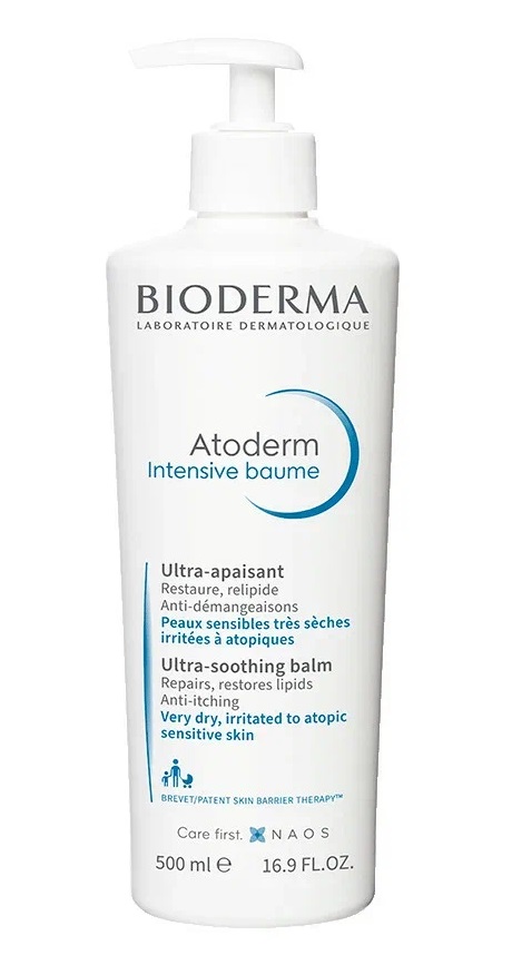 Изображение товара Bioderma Atoderm Intensive Липидовосстанавливающий бальзам 500 мл для сухой и атопичной кожи
