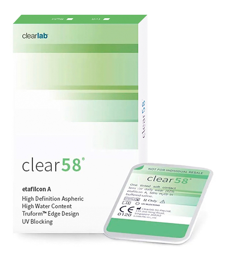 Изображение товара Clear58 контактные линзы плановой замены 8,3/14,0 -2,50 6 шт.