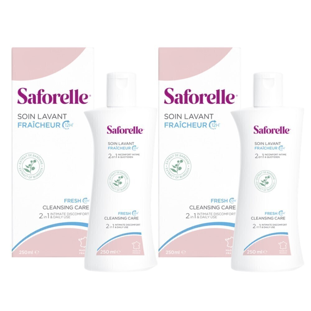 Изображение товара Набор из 2уп САФОРЕЛЬ гель д/интимной гигиены ЭКСТРА СВЕЖЕСТЬ 250мл по специальной цене