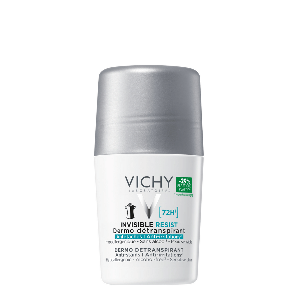 Изображение товара Vichy шариковый дезодорант-антиперспирант invisible 50 мл для женщин Изображение товара Vichy шариковый дезодорант-антиперспирант invisible 50 мл для женщин