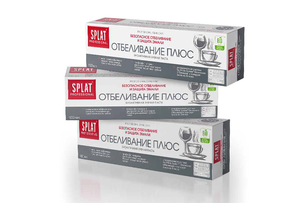 Изображение товара Набор 3=2 СПЛАТ PROFESSIONAL ЗУБНАЯ ПАСТА 100МЛ WHITE PLUS