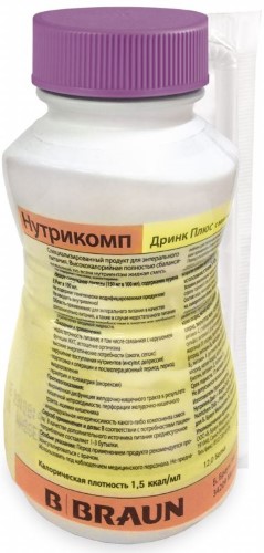 Изображение товара Нутрикомп дринк плюс 200 мл банан - нутритивный напиток для поддержания питания