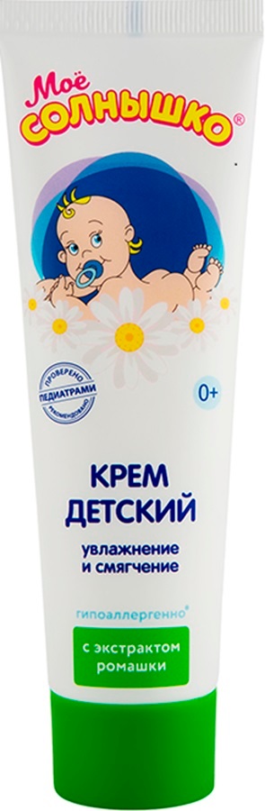 Изображение товара Детский крем с экстрактом ромашки 100 мл Мое солнышко для нежной кожи малышей