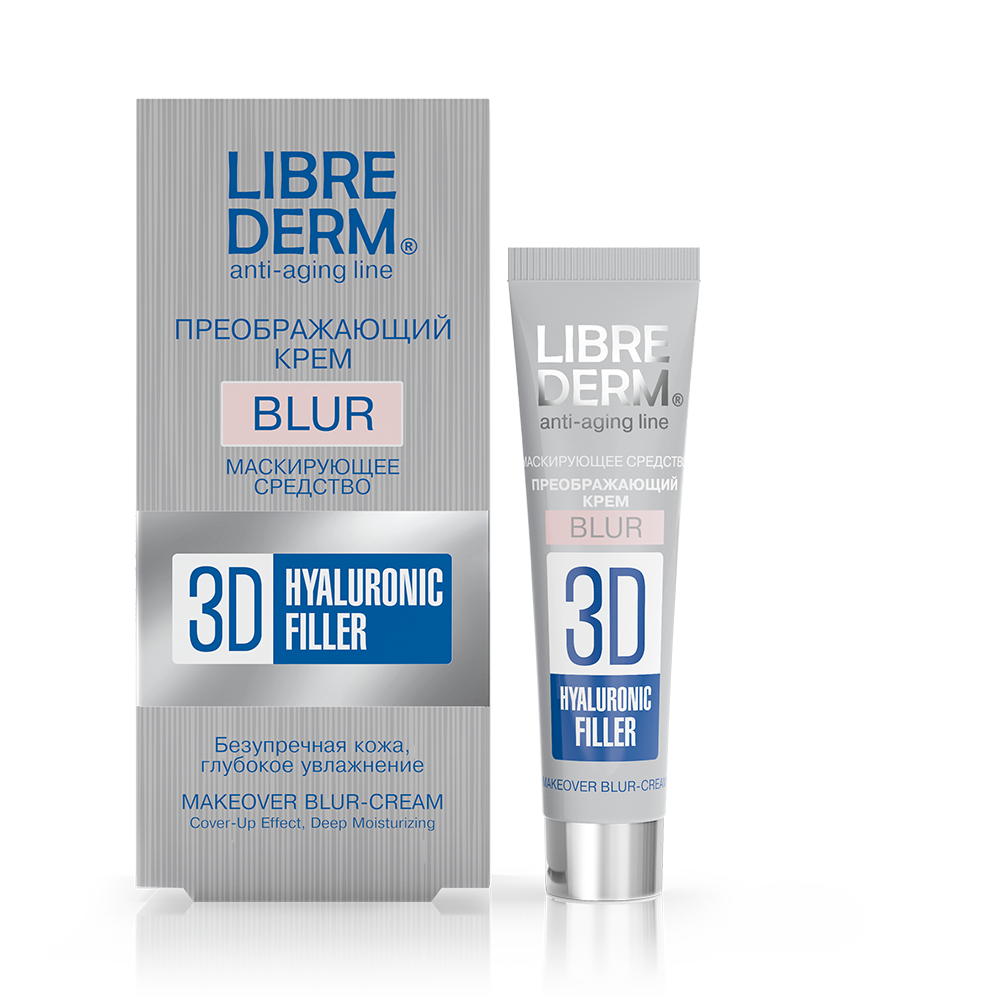 Изображение товара Librederm 3d гиалуроновый филлер преображающий крем-blur 15 мл