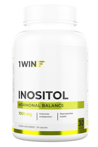Изображение товара 1Win инозитол 90 капсул по 480 мг для обмена веществ и нервной системы