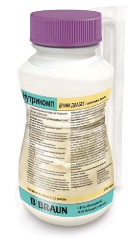 Изображение товара Нутрикомп дринк диабет ваниль 200 мл питательный напиток для диабетиков