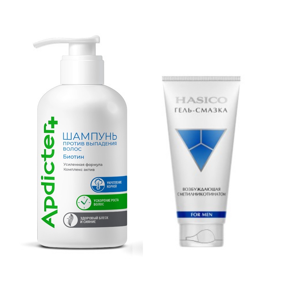 Изображение товара Набор из 2х средств HASICO Шампунь против выпадения волос 250 мл+ ГЕЛЬ-СМАЗКА FOR MEN 100МЛ